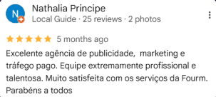 Depoimento Google cliente FourM
